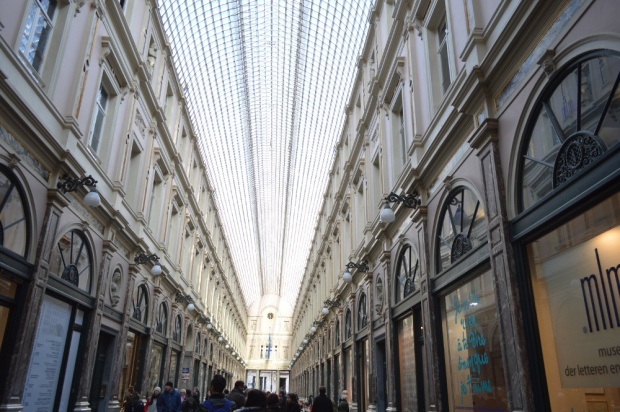 Brussels shopping arcade - glass roof