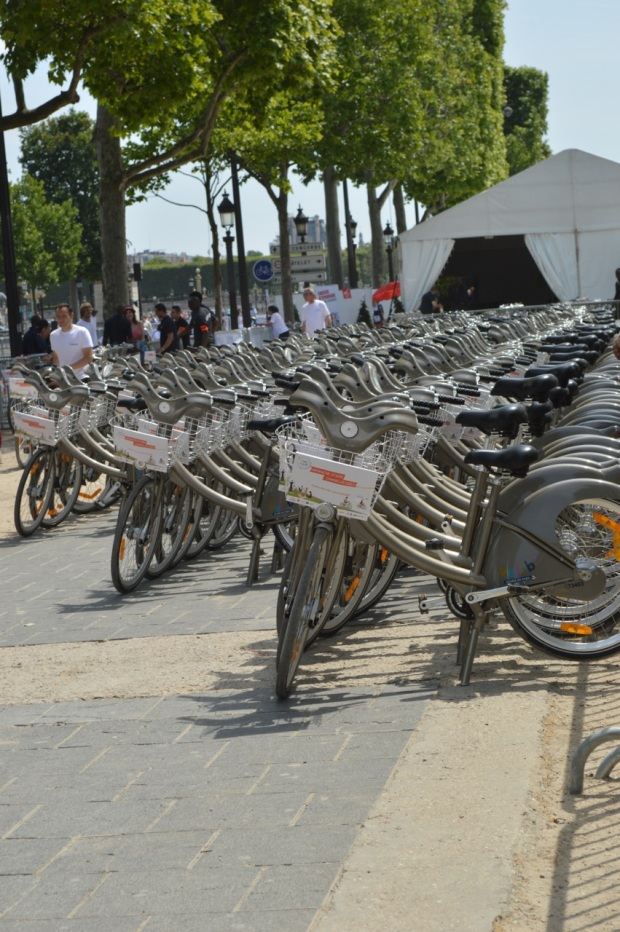 Charity Velib bicycles