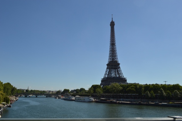 Eiffel Tower and the river Seine