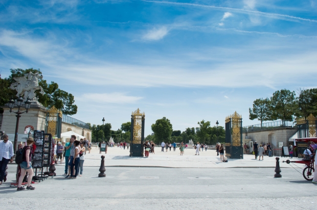 Gate to the Tuileries gardens