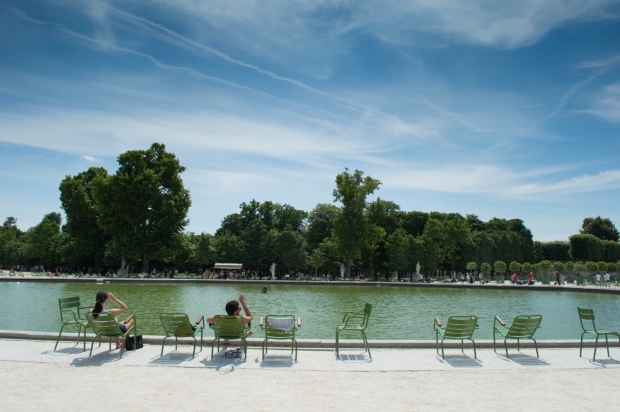 Summer in the Tuileries gardens