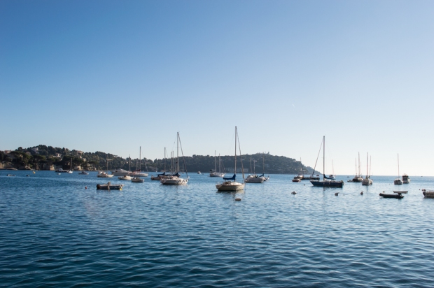 Boats in Villefranche bay - small